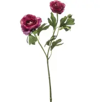 Emerald - Kunstbloem Ranonkel 46cm paars - Kunstplant voor binnen