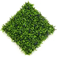 Emerald - Kunst Plantenwand Lavendel UV 50x50cm - Kunstplant voor binnen