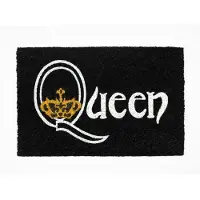 Queen Deurmat - Fußmatte - voor Geen - meerkleurig - Maat Standard