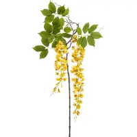 Emerald Wisteria branch yellow 145 cm kunstbloem