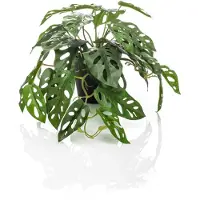 Emerald kunstplant in pot monkey monstera struik 55 cm