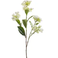 Emerald - Kunstbloem Hortensia 75cm crème - Kunstplant voor binnen