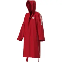 Arena Badjas Team Stripe Rood/Wit
