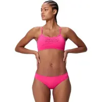 Speedo Endurance+ Logo Thin Strap Bikini Roze UK 38 Vrouw