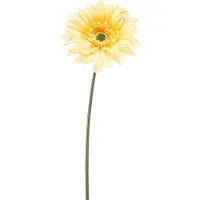 Emerald - Kunstbloem Gerbera REC lichtgeel 63cm - Kunstplant voor binnen