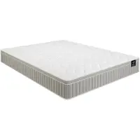 Vente-unique Set 180 x 200 cm gestoffeerde bedbodem + matras schuim en traagschuim-gel 7 zones dikte 22cm - SOMIRA van YSMÉE