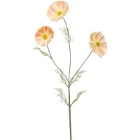 Emerald - Cosmos spray x3 lt peach 80 cm kunstbloem zijde nepbloem