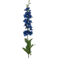 Emerald - Kunstbloem Ridderspoor RT blauw 90cm - Kunstplant voor binnen