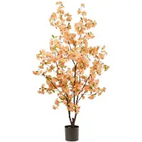 Emerald - Kunstboom Kersenbloesem 175cm peach - Kunstplant voor binnen - Japanse Sakura - Bloesemboom - Cherry Blossom