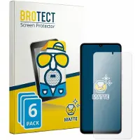 BROTECT - Screenprotector voor Honor Play 70C - Folie Beschermfolie matte 6 Stuks
