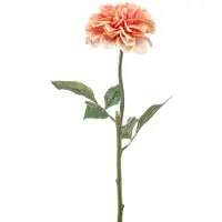 Emerald - Kunstbloem Dahlia REC peach 57cm - Kunstplant voor binnen