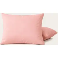 HappyBed Premium Kussenslopen Vintage pink 60x70 cm - kussensloop set 2 stuks - 100% Katoen - Kussensloop met hotelsluiting - Ultieme slaapcomfort