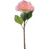 Emerald - Kunstbloem Vetkruid 43cm roze - Kunstplant voor binnen