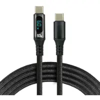 EverActive CBB-1PDL - USB-C Kabel - 60W - 1m - Ingebouwd Display