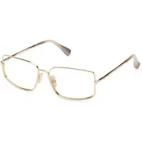 Max Mara Maxmara MM5203 56/15/135 Shiny pale gold Bril voor Vrouwen met metalen cirkel vooraan galvan WOMAN MM5203