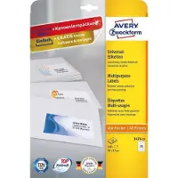 Avery Etiketten Zweckform 70 X 37 Mm Papier Wit 240 Stuks