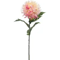 Emerald - Kunstbloem Chrysant lichtroze 57cm - Kunstplant voor binnen