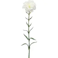 Emerald - Kunstbloem Anjer 67cm wit - Kunstplant voor binnen