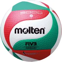 Molten EUROPE V5M5000-DE, wit/groen/rood, wit/groen/rood, 5