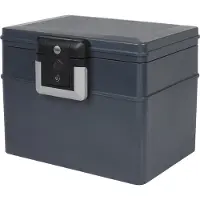 Yale YFWC/329/KB1, Vrijstaande kluis, 16,5 liter, Grijs, Sleutel, Kunststof, Documenten