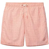 Shiwi Zwemshorts 'Mike Geo' abrikoos / wit