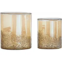 Loberon Windlicht set van 2 Plélo