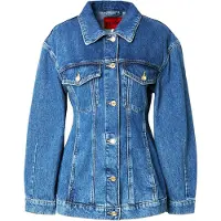 HUGO Tussenjas blauw denim