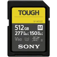 Sony 512GB SD Tough M-series UHS-II 277MB/s geheugenkaart