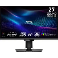 MSI MAG 274UPDFDE E16M - Mini-LED, 0,5 ms GtG 160Hz UHD | 320Hz FHD dubbele modus, Rapid IPS, Quantum Dot