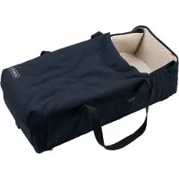 Voksi Carry Me - Babynest - Draagbaar babynestje - Reiswieg - Baby Nestje - Draagmand - Black Cream