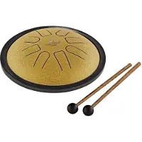 Meinl Sonic Energy 7" Small Steel Tongue Drum C Minor 8 Notes Gold