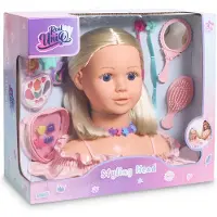 Liniex - Styling Head with hair accessories and cosmetic case (30561)