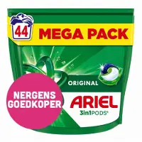 Ariel 2+2 Gratis: 3in1 Wasmiddel Pods Original 88 Stuks