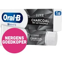 Oral-B 12x Tandpasta 3d White Houtskool 75 Ml