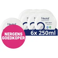 Neutral 6x Bodycrème Parfumvrije 250 ml