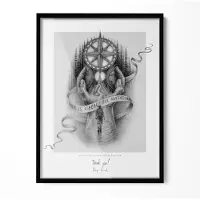 Tulup Fotolijst - Zwart Wissellijst - Posterlijst 60x80 cm - Lijst Kindertekening - Fotolijst Voor Muur