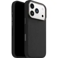 Otterbox Symmetry iPhone 17 Pro Back Cover met MagSafe Magneet Leer Zwart