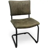 MX Sofa Eetkamerstoel Jax - Microvezel - Mossgroen - MxSofa