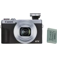 Canon PowerShot G7X Mark III + Extra Batterij - Zilver