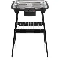 Tristar BQ-2883 Elektrische BBQ met Onderstel – Staande & Tafelbarbecue – 2000W – Zwart - Perfect voor Balkon of Camping