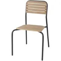 Bolero Santorini Tuinstoelen met Houteffect (4 Stuks) - FU537 - Horeca & Professioneel