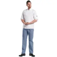 Chaud Devant Hilton Poco Wit Short Sleeve Koksbuis | Maat: L