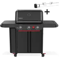 Weber Gasbarbecue genesis e-330wr stealth met draaispit