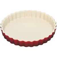 Le Creuset - Aardewerk - Taartvorm 24cm Kersenrood