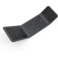 Wiwu Opvouwbaar Bluetooth Toetsenbord - Draadloos Keyboard voor iPad, Tablet & Laptop - USB-C - Inclusief Stand & Opbergetui - Zwart