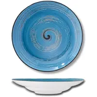 Wilmax Diepe Porseleinen Kom - Blauw, 25,5 cm, 350 ml