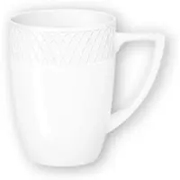 Wilmax Porseleinen Mokken 450ml - Set van 2, Wit