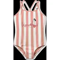 Liewood - Kid's Suna Stripe Swimsuit - Badpak 98, roze