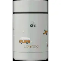 Liewood Nadja thermobak 0,25 L Vehicles-dove blue mix