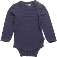 Minymo Romper l/s - Bamboe - Navy - - 50 - Rompers Lange Mouw